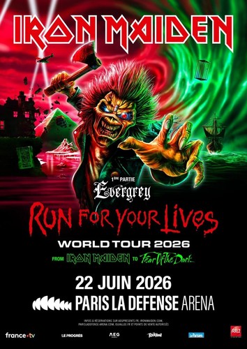 Iron maiden poster world tour - maiden,