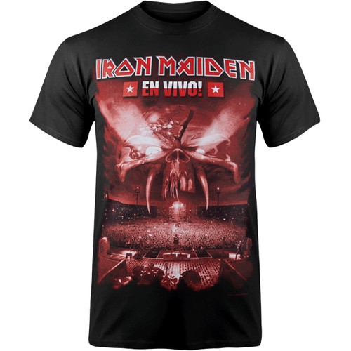 Shirt iron maiden en vivo - t-shirt,