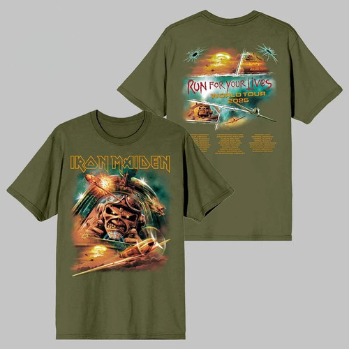 Maglietta iron maiden run - run, for