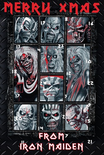 Iron maiden calendario - iron,