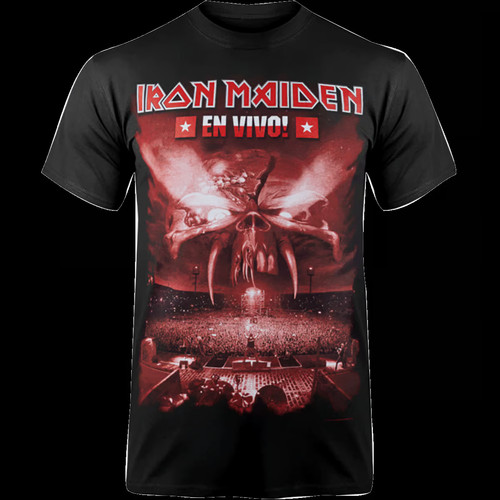 Shirt iron maiden en - maiden, vivo