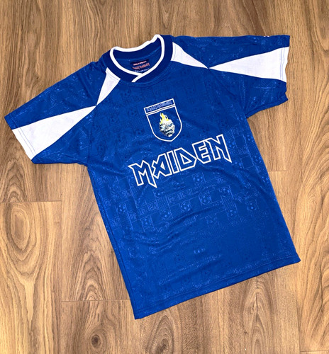 Iron maiden blue football - maiden,